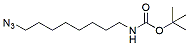 Molecular structure of the compound: N-Boc-8-azidooctan-1-amine