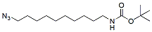 Molecular structure of the compound: tert-Butyl (10-azidodecyl)carbamate