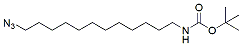 Molecular structure of the compound: N-Boc-12-azidododecan-1-amine