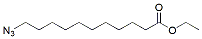 Molecular structure of the compound: Ethyl 11-azidoundecanoate