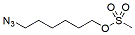 Molecular structure of the compound: Methanesulfonic acid 6-azido-hexyl ester