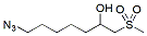 Molecular structure of the compound: 7-Azido-1-(methylsulfonyl)-2-heptanol