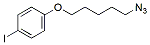 Molecular structure of the compound: 1-((5-Azidopentyl)oxy)-4-iodobenzene