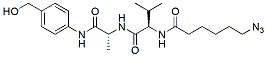 Molecular structure of the compound: 6-Azidohexanoyl-Val-Ala-PAB-OH