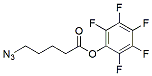 Molecular structure of the compound: 2,3,4,5,6-Pentafluorophenyl 5-azidopentanoate