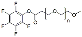 Molecular structure of the compound: m-PEG-PFP ester, MW 5,000