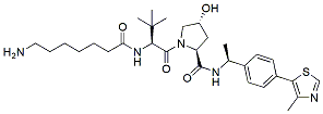 Molecular structure of the compound: (S,R,S)-AHPC-Me-C6-NH2