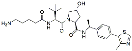 Molecular structure of the compound: (S,R,S)-AHPC-Me-C4-NH2, HCl salt