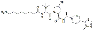 Molecular structure of the compound: (S,R,S)-AHPC-Me-C7-amine, HCl salt
