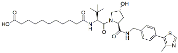 Molecular structure of the compound: (S,R,S)-AHPC-CO-C9-acid
