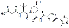 Molecular structure of the compound: (S,R,S)-AHPC-Me-C1-acid