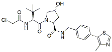 Molecular structure of the compound: (S, R, S)-AHPC-Cl