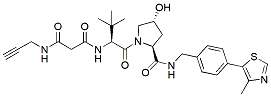 Molecular structure of the compound: (S,R,S)-AHPC-Me-C1-alkyne