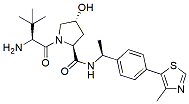 Molecular structure of the compound: (S,R,S)-AHPC-ME, HCl salt
