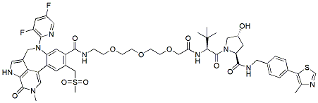 Molecular structure of the compound: PROTAC BRD4 Degrader-8