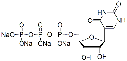 Molecular structure of the compound: Pseudouridine 5-triphosphate, Sodium salt