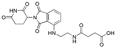 Molecular structure of the compound: Pomalidomide-C2-amido-C2-acid