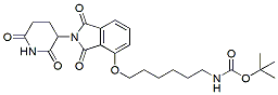 Molecular structure of the compound: Thalidomide-O-C6-NHBoc