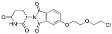 Molecular structure of the compound: Thalidomide-5-PEG2-Cl