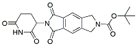Molecular structure of the compound: tert-butyl 6-(2,6-dioxopiperidin-3-yl)-5,7-dioxo-3,5,6,7-tetrahydropyyrolo[3,4-f]isoindole-2(1H)-carboxylate