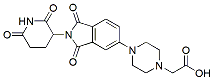 Molecular structure of the compound: Thalidomide-piperazine-COOH