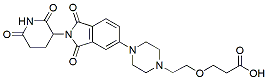 Molecular structure of the compound: Thalidomide-piperazine-PEG1-COOH