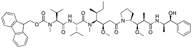 Molecular structure of the compound: Fmoc-MMAE