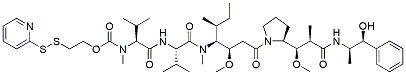 Molecular structure of the compound: PDS-MMAE