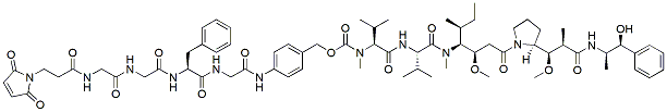 Molecular structure of the compound: Mal-GGFG-PAB-MMAE