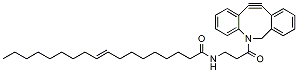 Molecular structure of the compound: Oleic-DBCO