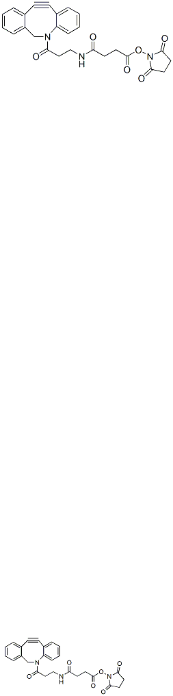 Molecular structure of the compound: DBCO-NHCO-C2-NHS Ester