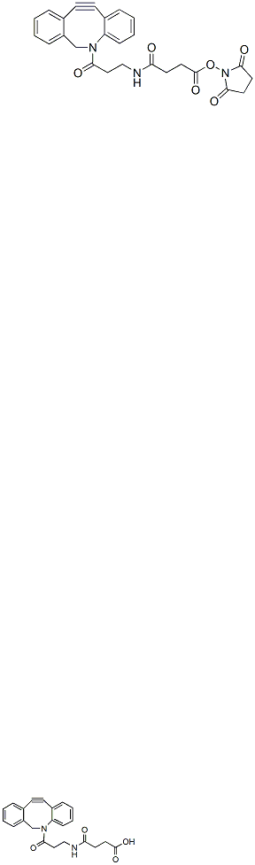 Molecular structure of the compound: DBCO-NH-C2-Acid