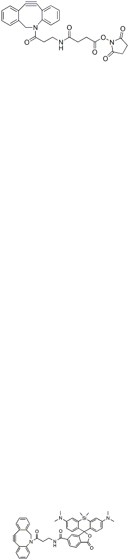 Molecular structure of the compound: SiR-DBCO