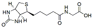 Molecular structure of the compound: N-Biotinyl-glycine
