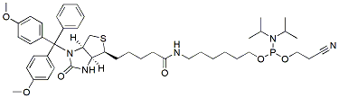 Molecular structure of the compound: 5-Biotin phosphoramidite