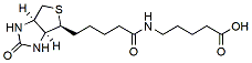 Molecular structure of the compound: N-Biotinyl-5-aminopentanoic acid