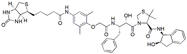 Molecular structure of the compound: KNI-1293 Biotin