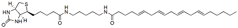 Molecular structure of the compound: Arachidonic acid-biotin