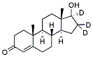 Molecular structure of the compound: Testosterone-d3