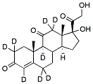 Molecular structure of the compound: Cortisone-d8