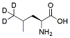 Molecular structure of the compound: L-Leucine-d3