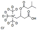 Molecular structure of the compound: Isovaleryl-L-carnitine-(trimethyl-d9)