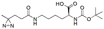 Molecular structure of the compound: Me-Diazirine-Lys-Boc