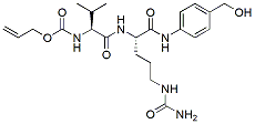 Molecular structure of the compound: Alloc-Val-Cit-PAB