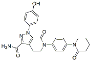 Molecular structure of the compound: O-Desmethyl apixaban
