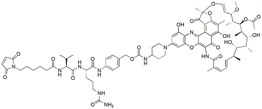 Molecular structure of the compound: MC-VC-PABC-DNA31