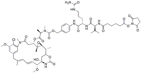 Molecular structure of the compound: SC-VC-PAB-DM1