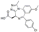 Molecular structure of the compound: I-BET762 carboxylic acid
