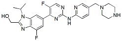 Molecular structure of the compound: Abemaciclib metabolite M18, HCl salt