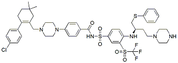 Molecular structure of the compound: Navitoclax-piperazine